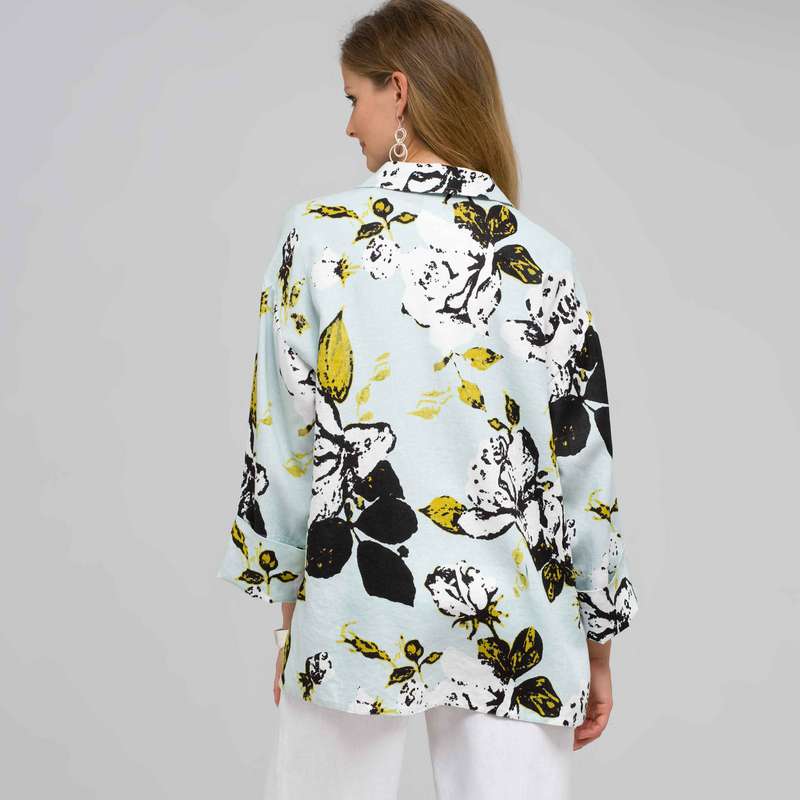 Relaxed Long Sleeve Shirt, new lt seamist combo, large image number 1